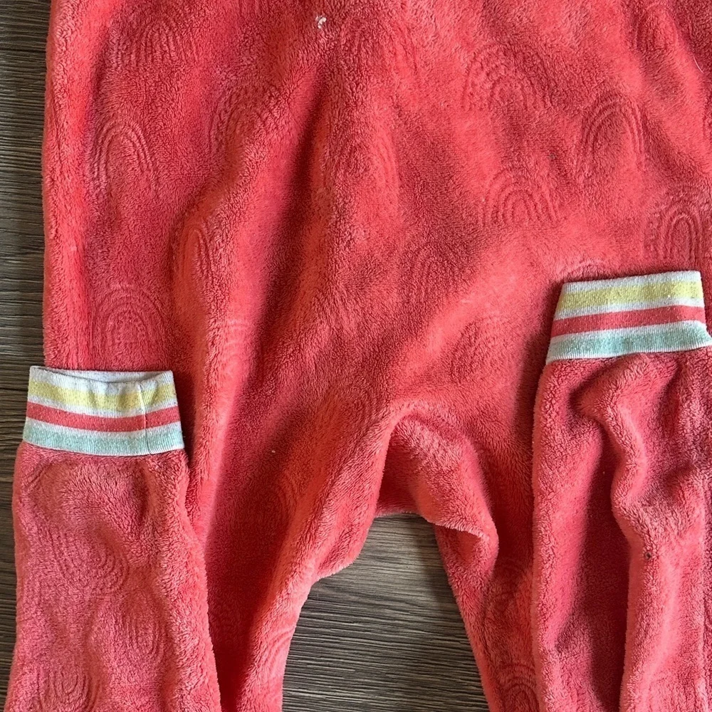 Cat & Jack Red Hooded Kids Footie